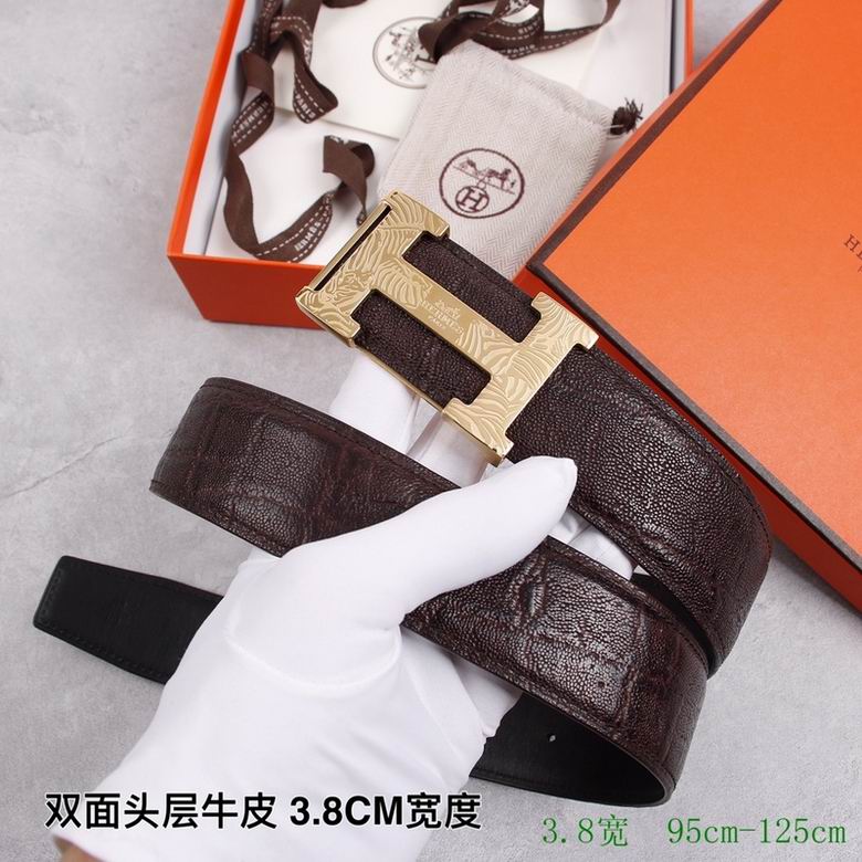 Hermes Belt 38mmX95-125cm 7D97
